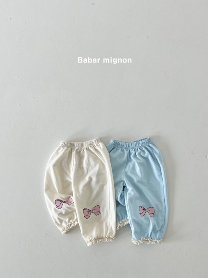 Ribbon Jogger Pants