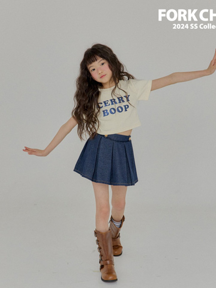 Sander Button Skirt