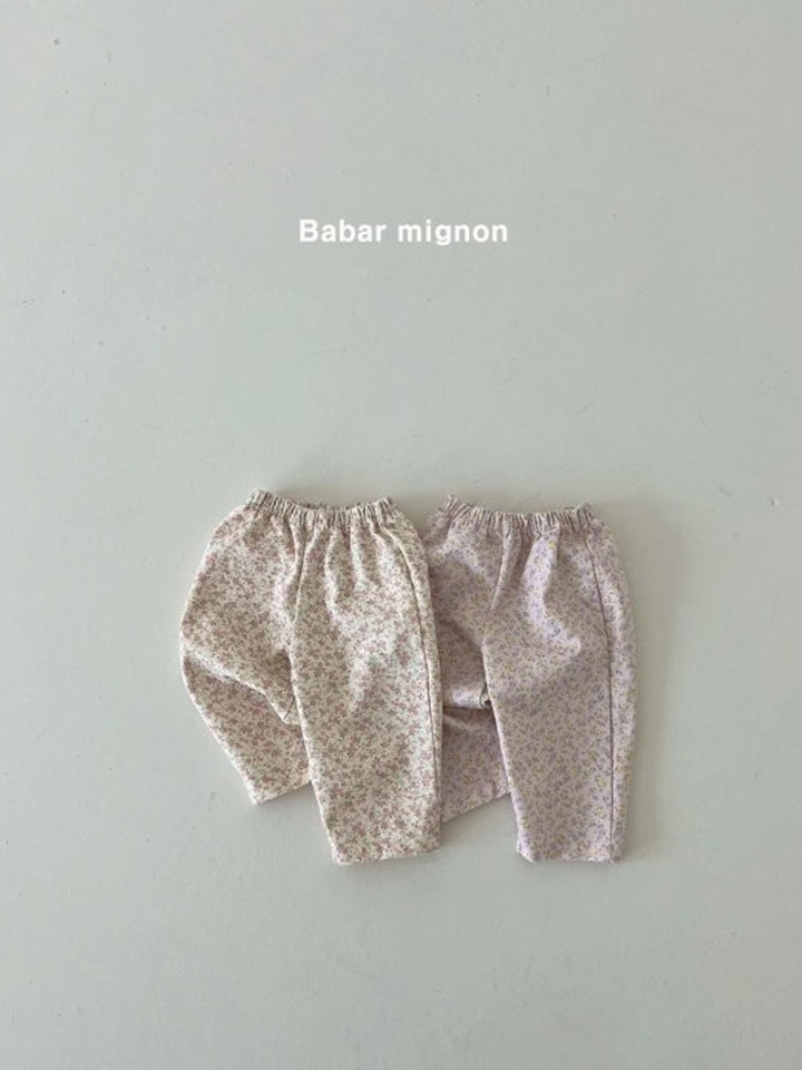 Small Flower Pants