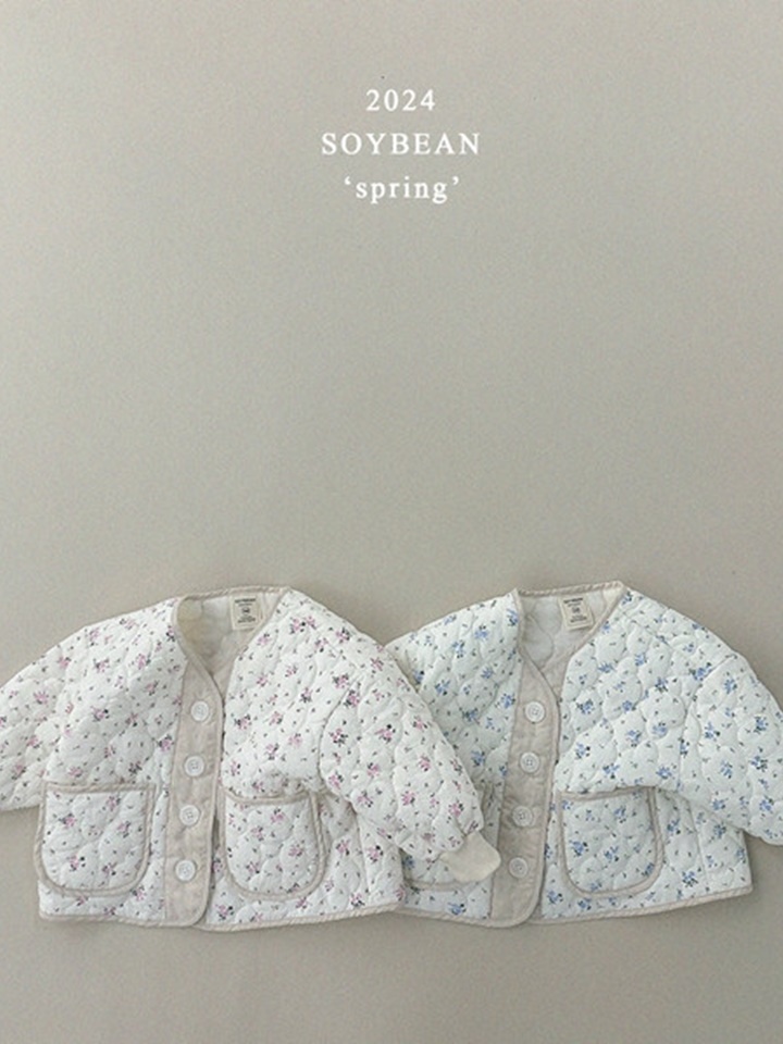 Spring Flower Scent Quilting Jacket