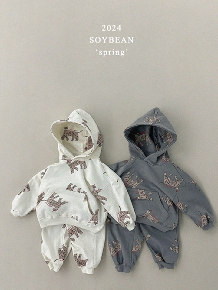 Growl Hoody Top Bottom Set