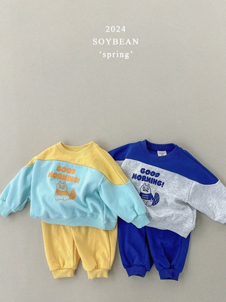 Sleepy VBeaver Color Top Bottom Set