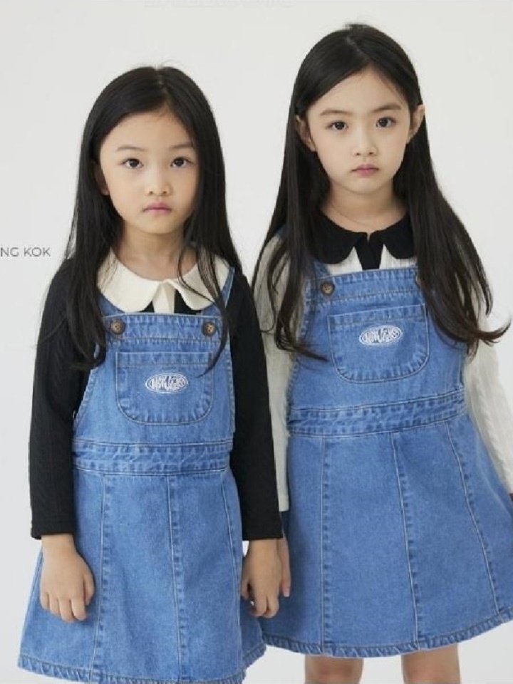 Denim Dungarees Skirt