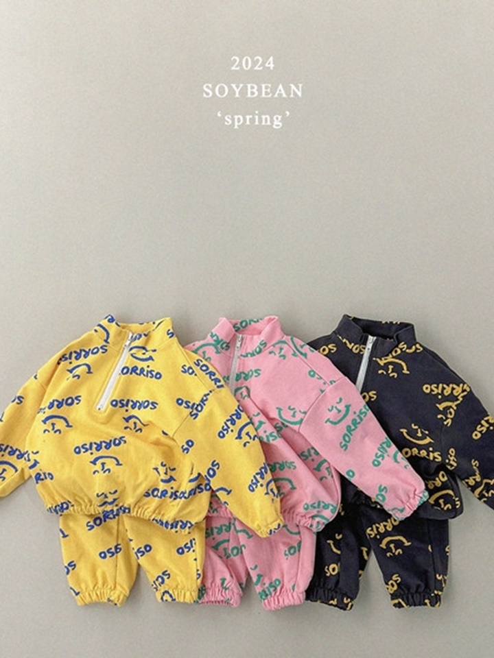 Loose Fit Miso Zip Up Top Bottom Set