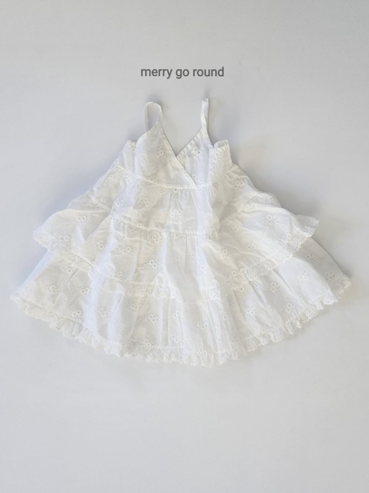 Lace Embroidery One-Piece