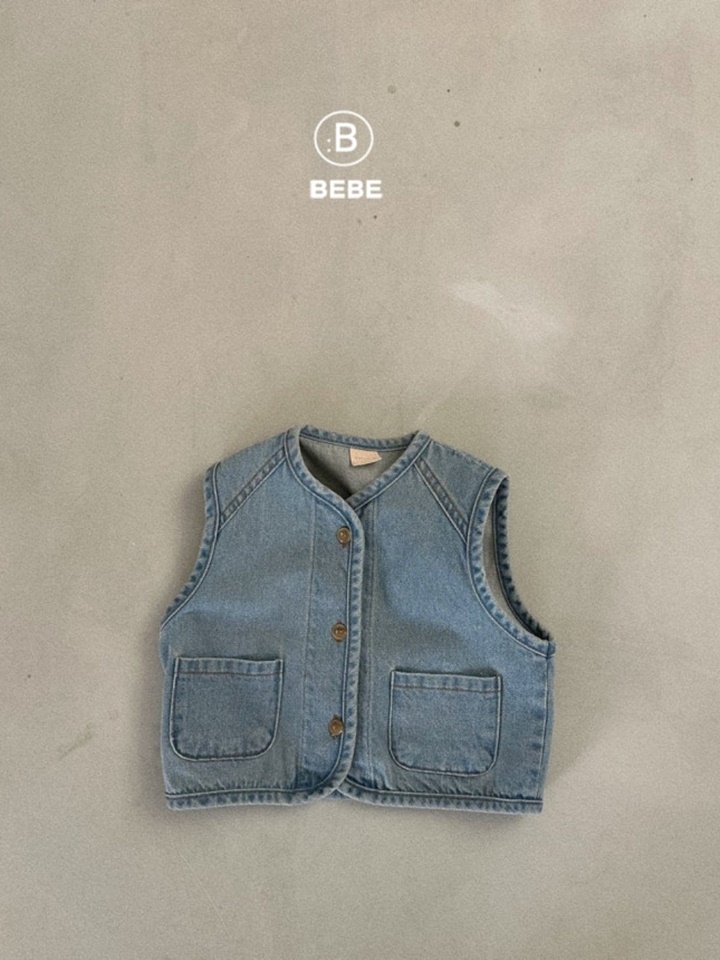 Bebe Denim Vest
