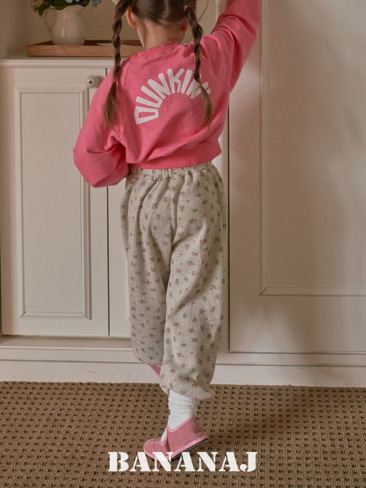 Waffle Floral Leaf Pants