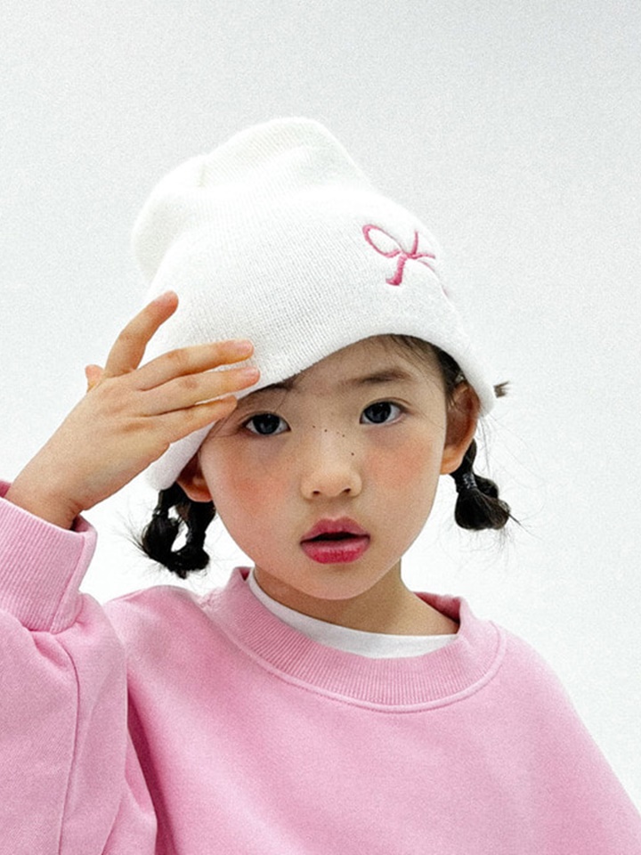 Ribbon Embroidery Beanie
