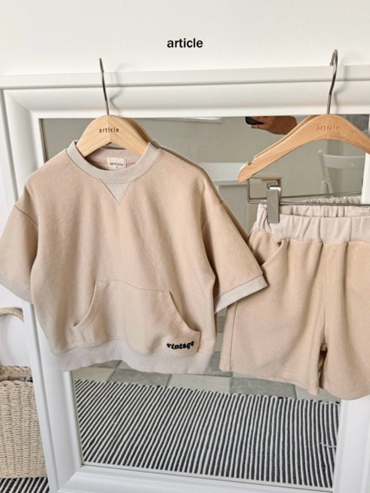 Egg Terry Top Bottom Set