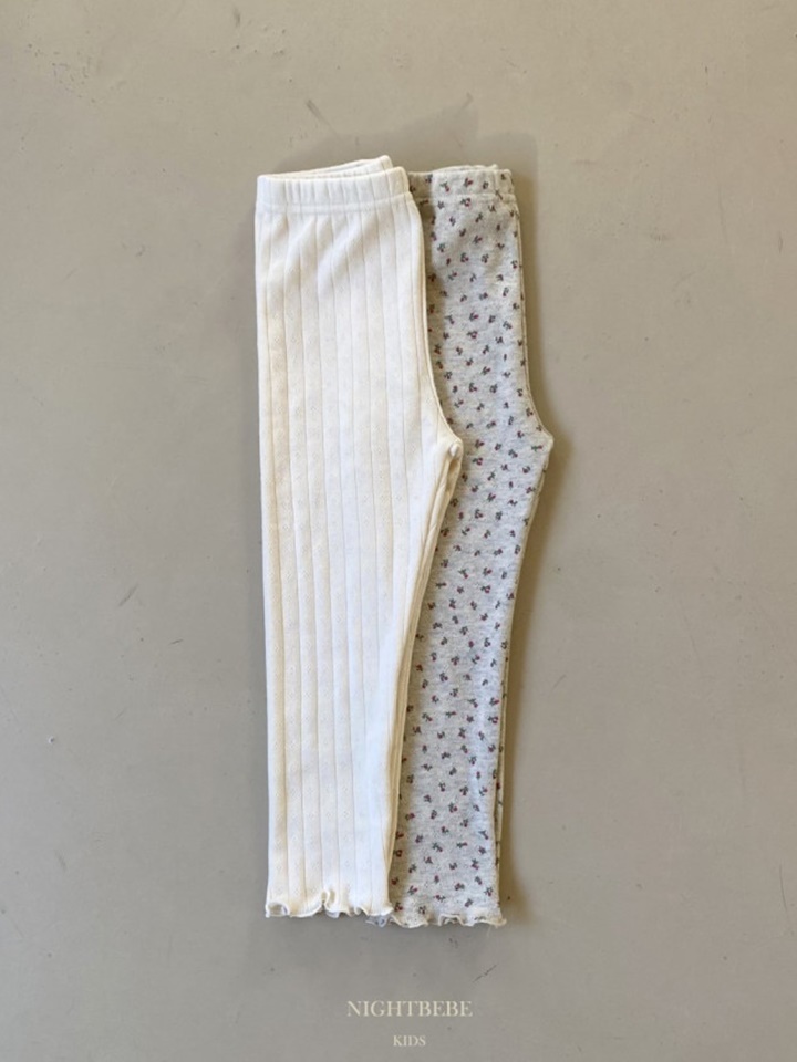 Eyelet Terry Leggigns