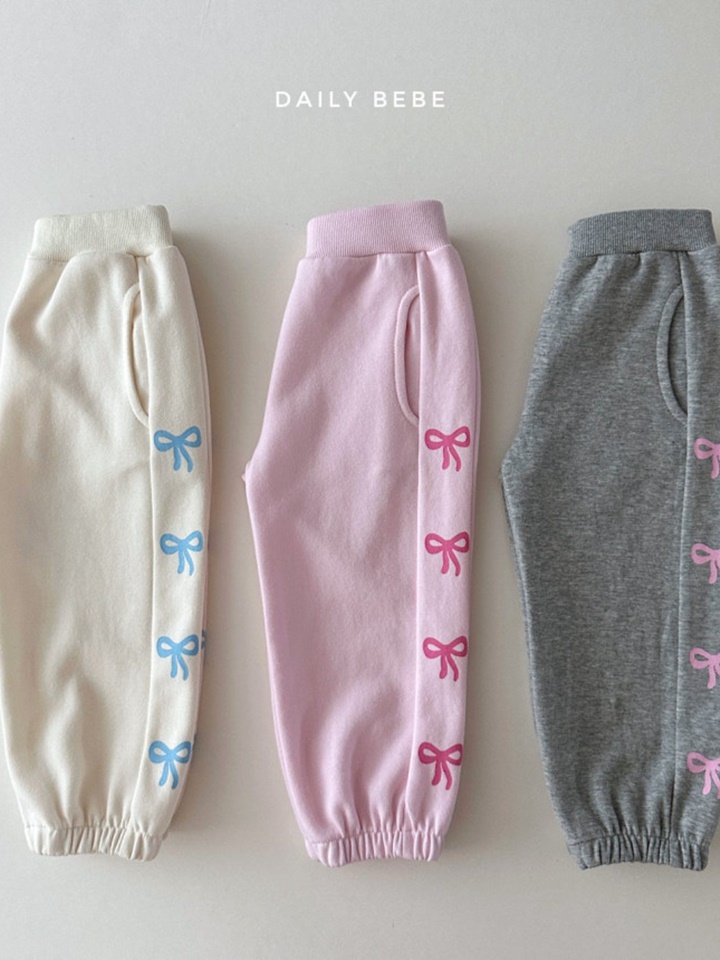 Ribbon Jogger Pants