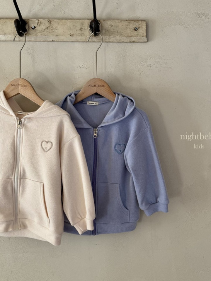 Two Heart Hoody Zip Up