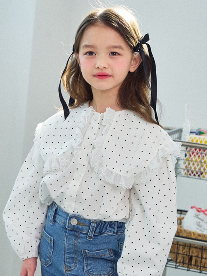 Retro Collar Blanc