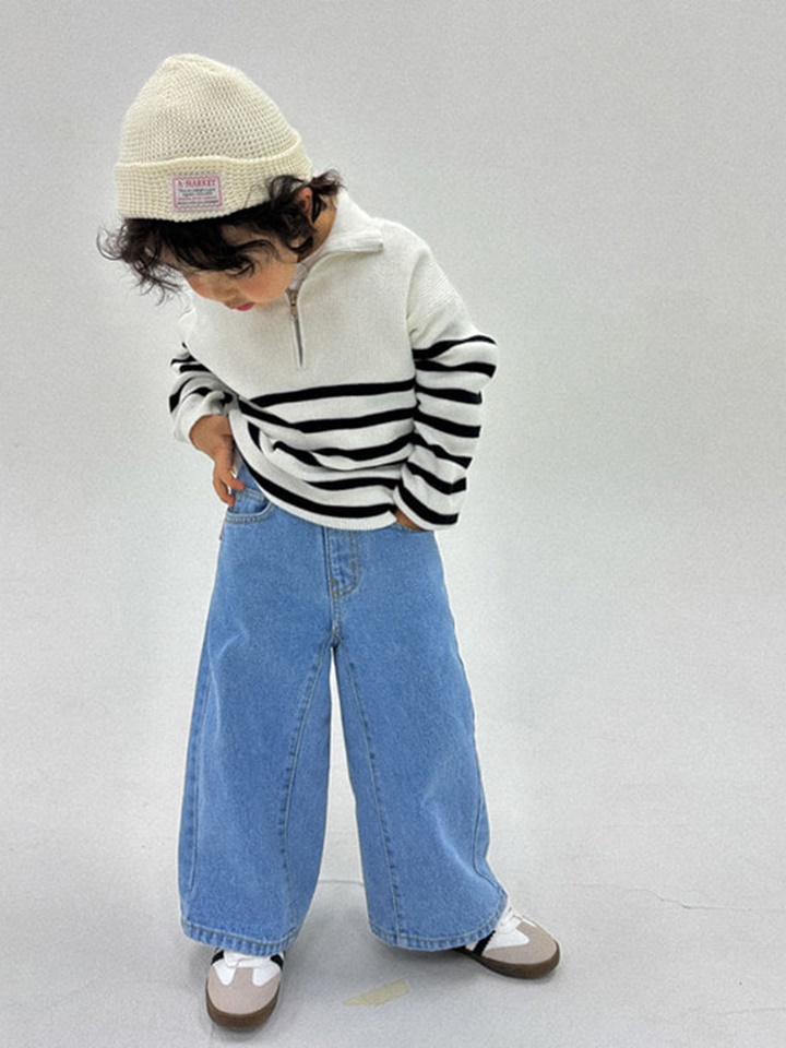 Denim Wide Pnats