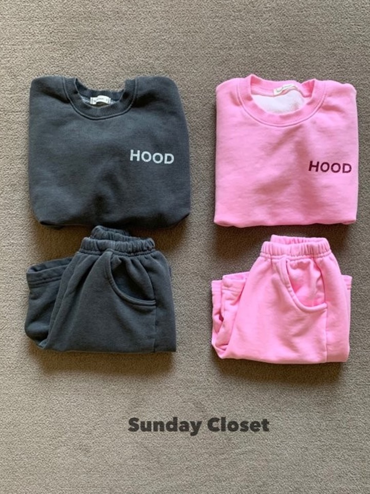 Hood Shorts Top Bottom Set