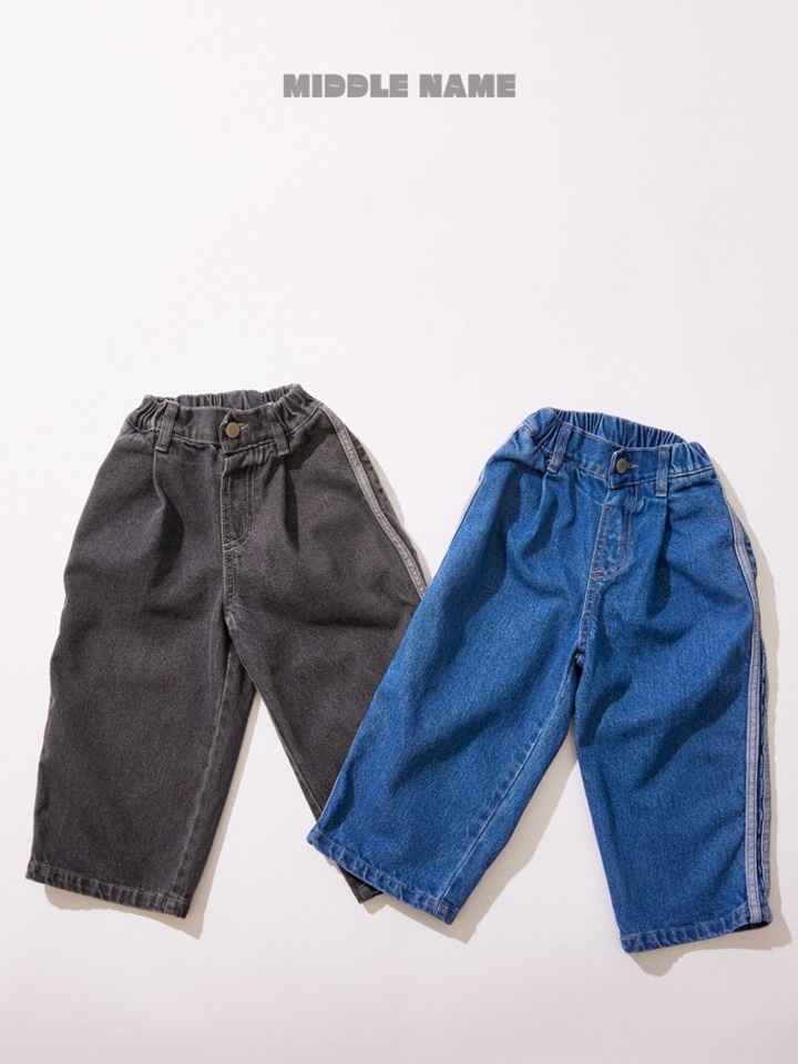 Two Line Denim Pants