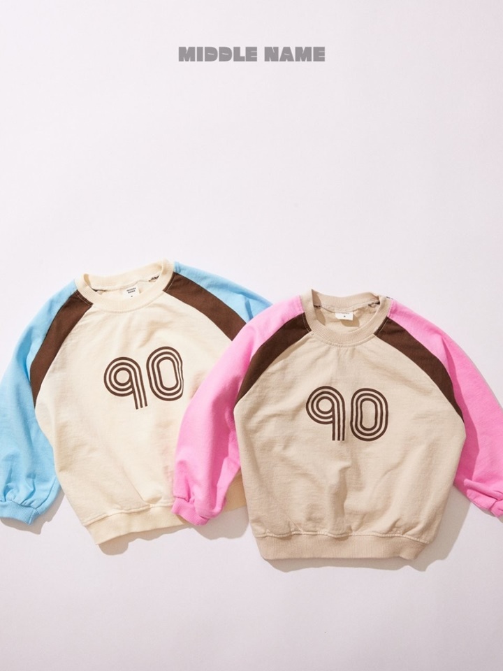 Color Raglan Sweatshirt