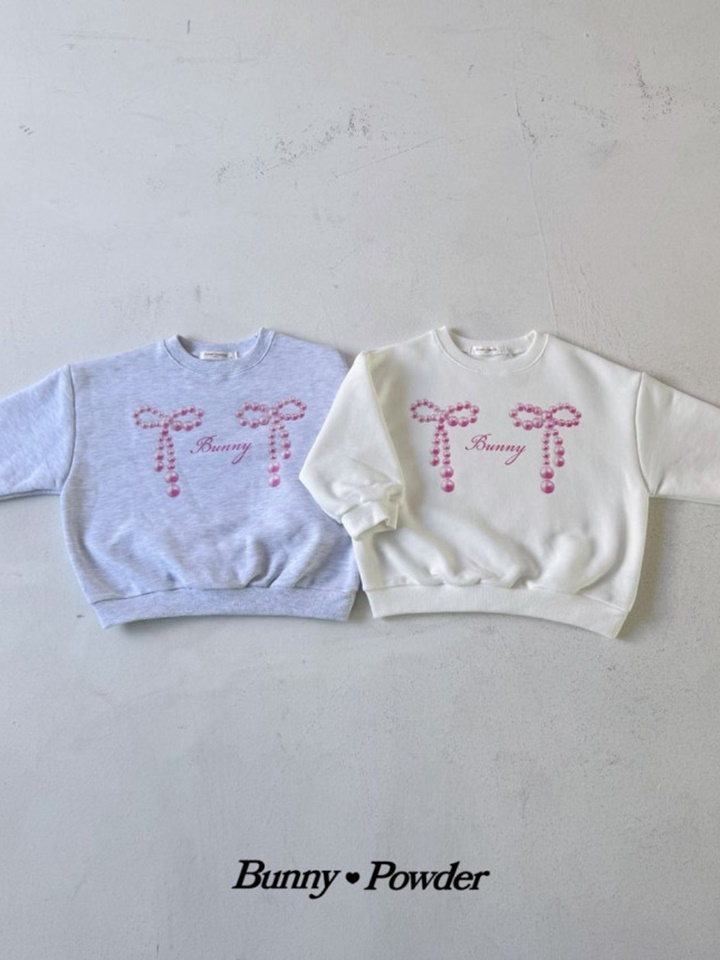 Pearl Ribbon Sweatshirt