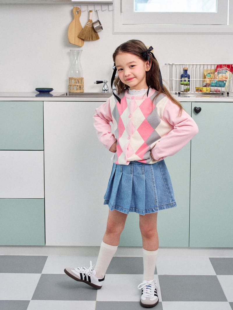 A-Market - Korean Children Fashion - #childofig - Argyle Cardigan - 7