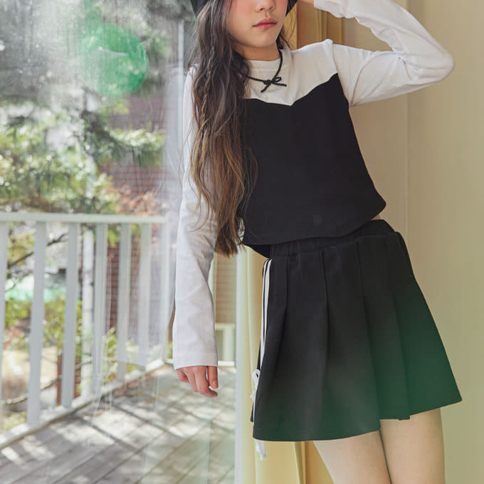 A-Market - Korean Children Fashion - #childrensboutique - Track Tennis Skirt