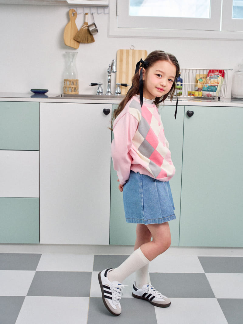 A-Market - Korean Children Fashion - #discoveringself - Argyle Cardigan - 11