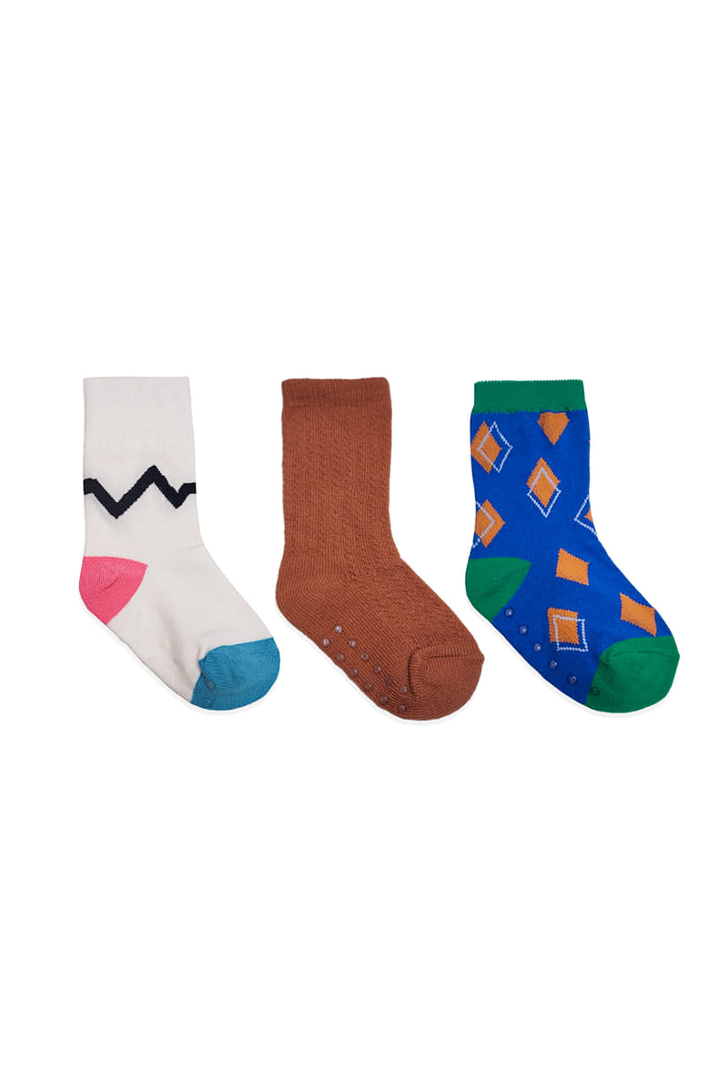A-Market - Korean Children Fashion - #fashionkids - Dia Socks Set - 2