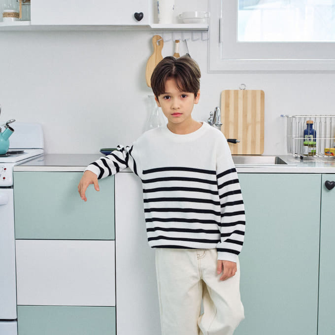 A-Market - Korean Children Fashion - #fashionkids - Malang Round ST Knit