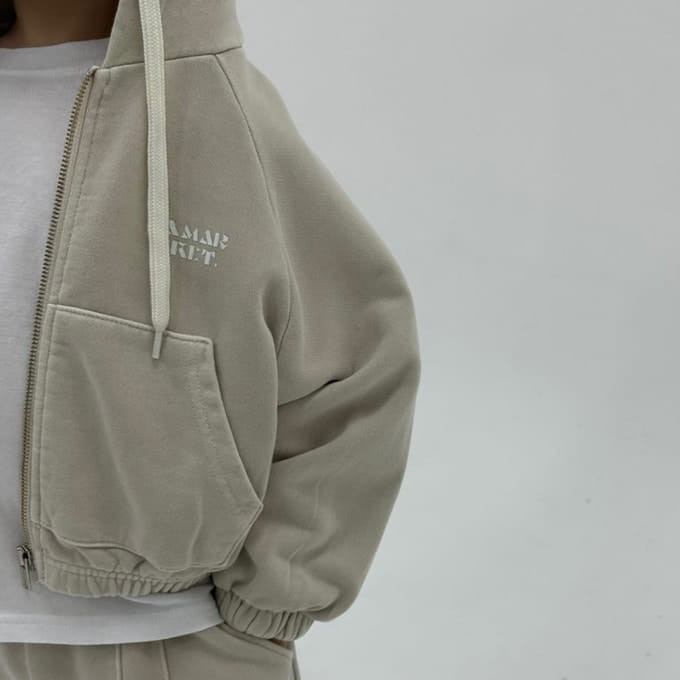 A-Market - Korean Children Fashion - #magicofchildhood - Pigment Hoody Zip Up