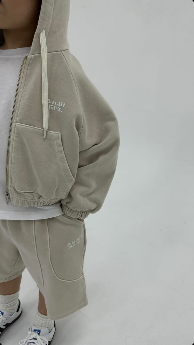 A-Market - Korean Children Fashion - #minifashionista - Pigment Hoody Zip Up - 2