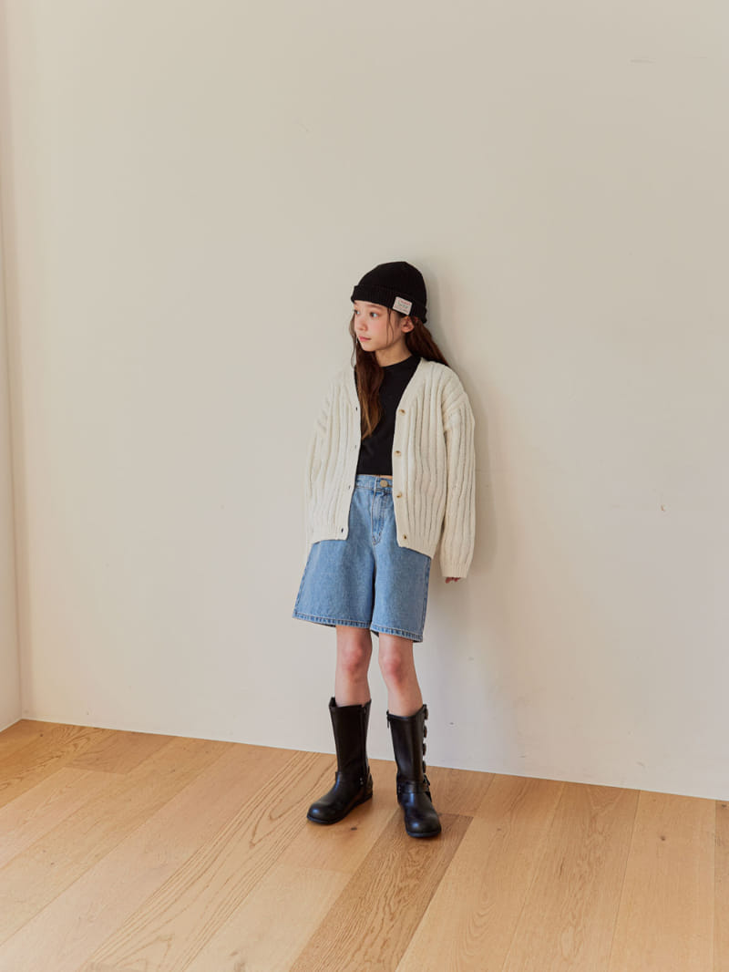 A-Market - Korean Children Fashion - #minifashionista - Denim Shorts - 7