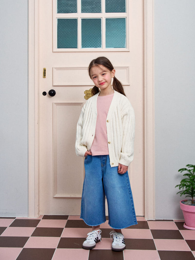 A-Market - Korean Children Fashion - #minifashionista - Croppeed Denim Shorts - 5