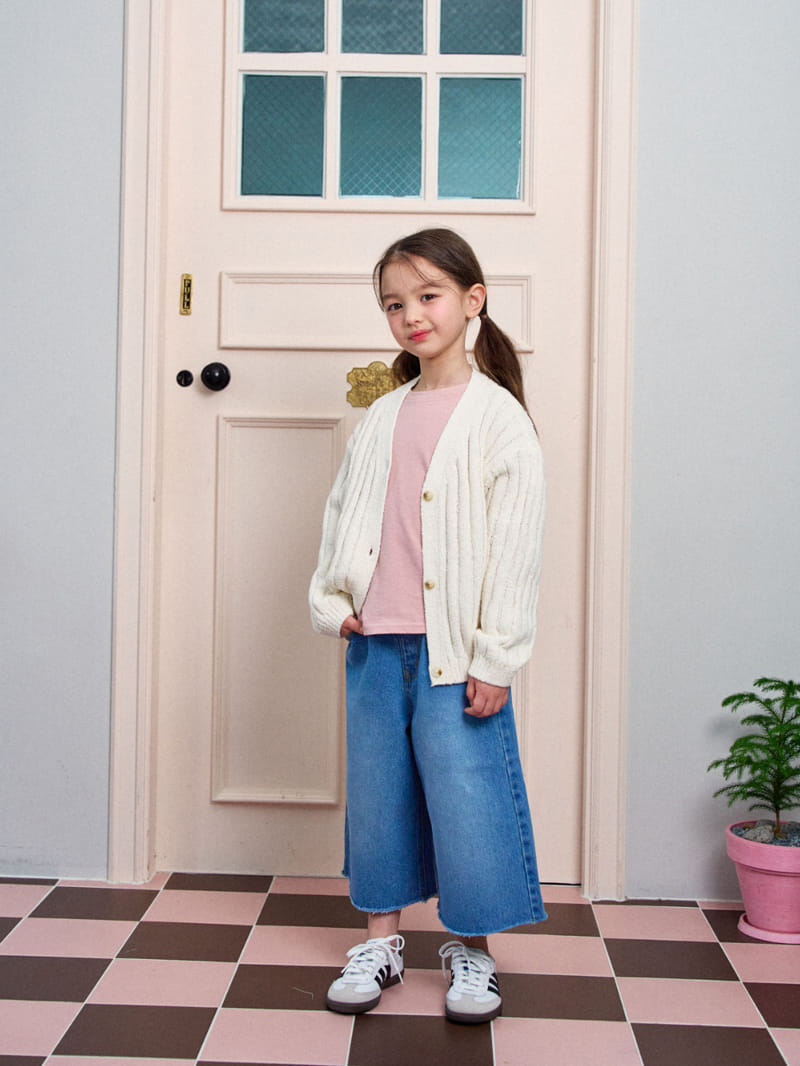 A-Market - Korean Children Fashion - #todddlerfashion - Croppeed Denim Shorts - 7
