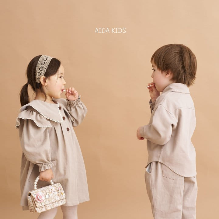 Aida - Korean Children Fashion - #prettylittlegirls - Mine Wing One-Piece - 4