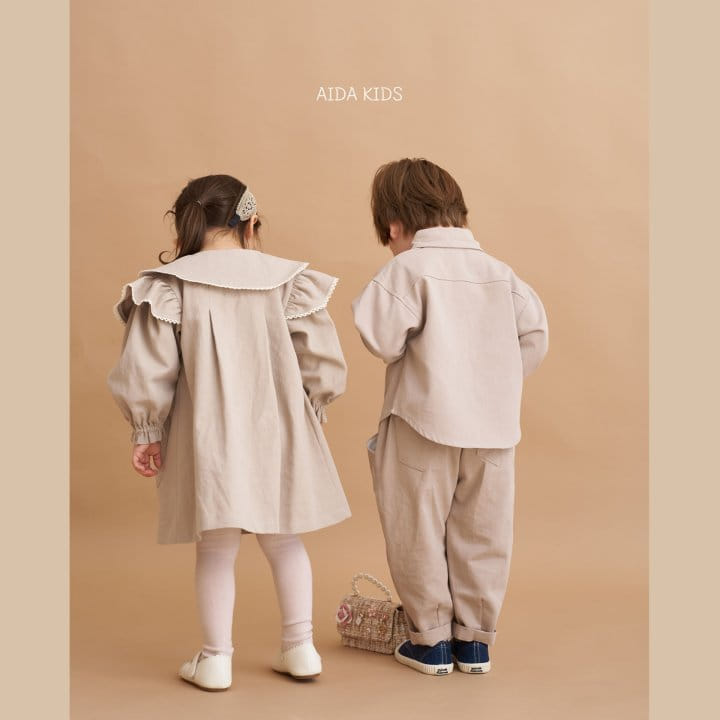 Aida - Korean Children Fashion - #childofig - Mine Wing One-Piece - 5