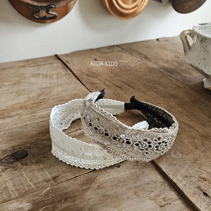Aida - Korean Children Fashion - #childofig - Lace Hair Band - 4