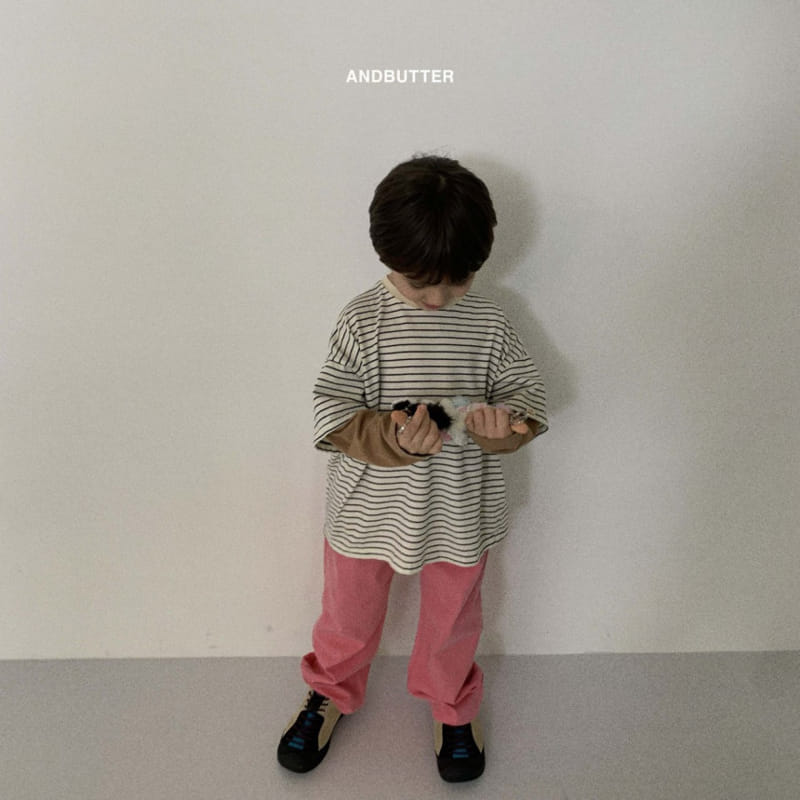 Andbutter - Korean Children Fashion - #kidsshorts - Pocket Dyeing Pants - 11