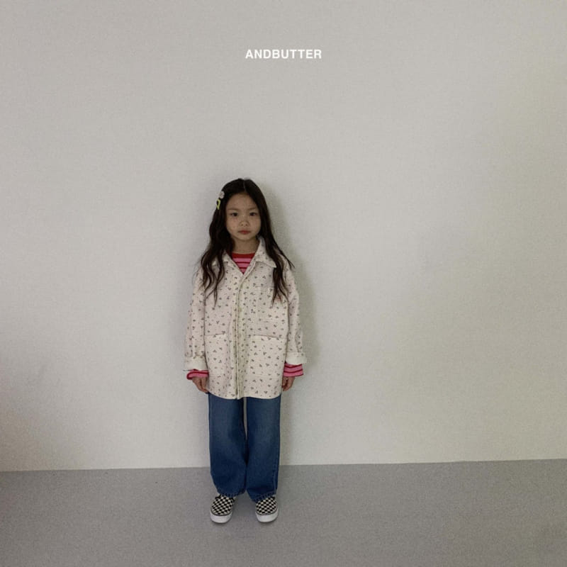 Andbutter - Korean Children Fashion - #minifashionista - Flower Jacket - 2