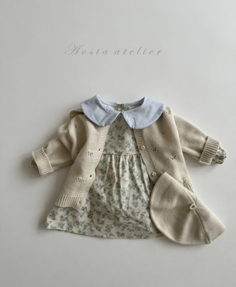 Aosta - Korean Baby Fashion - #babyfashion - Eyelet Cardigan - 10