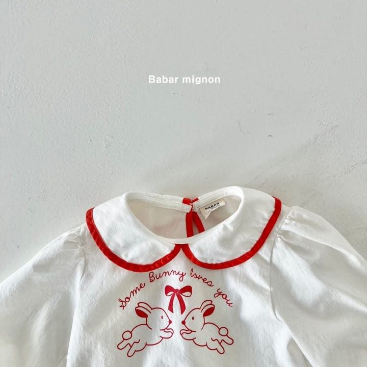 Babar Mignon - Korean Children Fashion - #childofig - Two Rabbit Blouse - 8