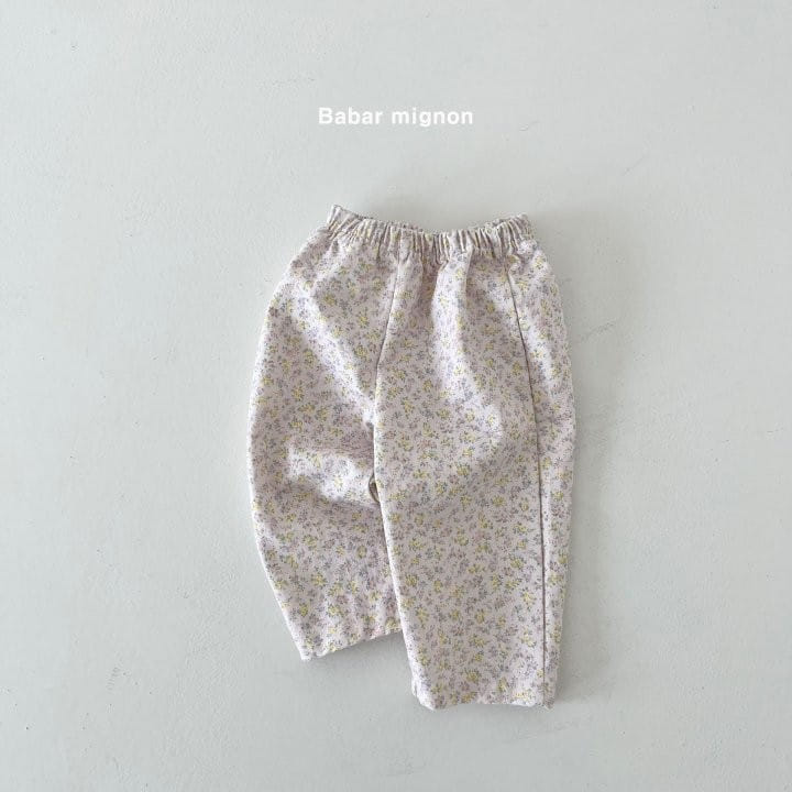 Babar Mignon - Korean Children Fashion - #magicofchildhood - Small Flower Pants - 10