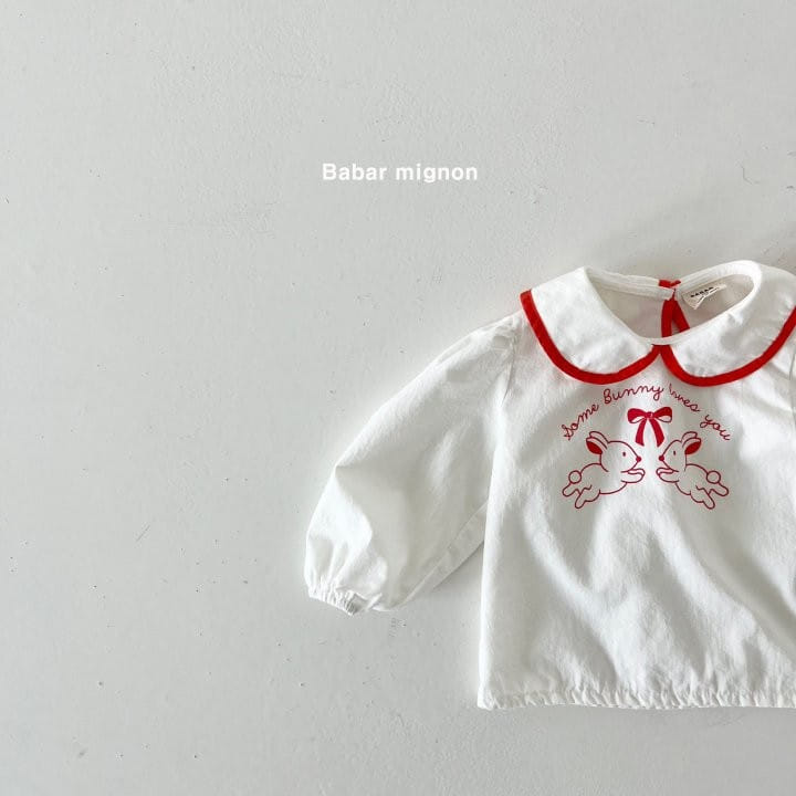 Babar Mignon - Korean Children Fashion - #prettylittlegirls - Two Rabbit Blouse - 7