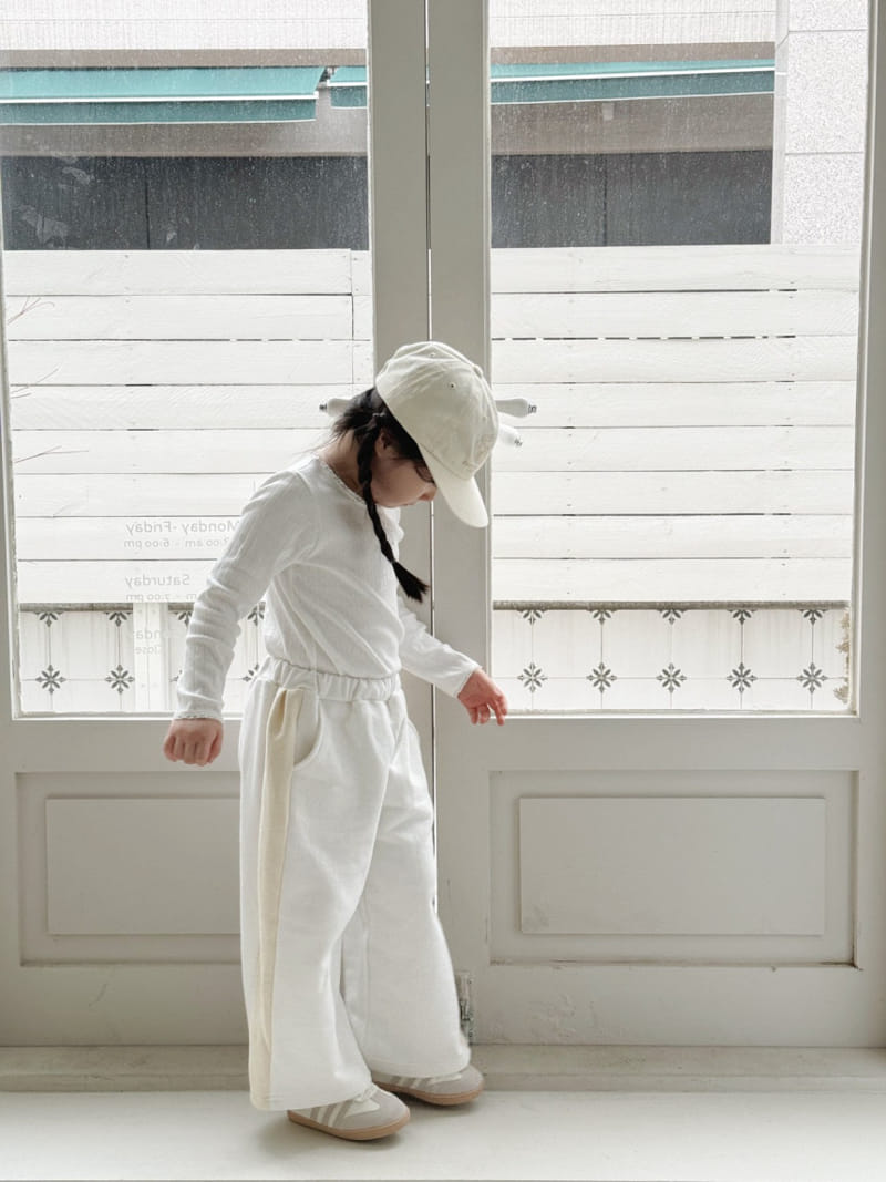 Bailey - Korean Children Fashion - #childofig - Pintuck Wide Pants - 9