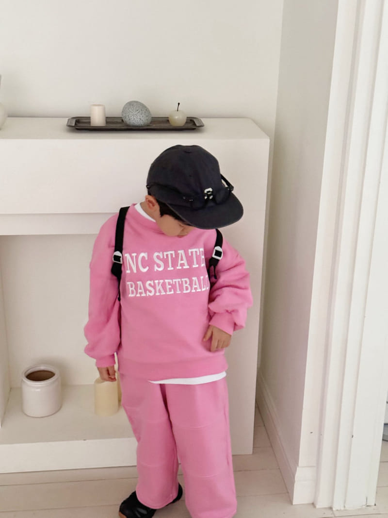 Bailey - Korean Children Fashion - #childrensboutique - Basketball Embroidery Sweatshirt - 6