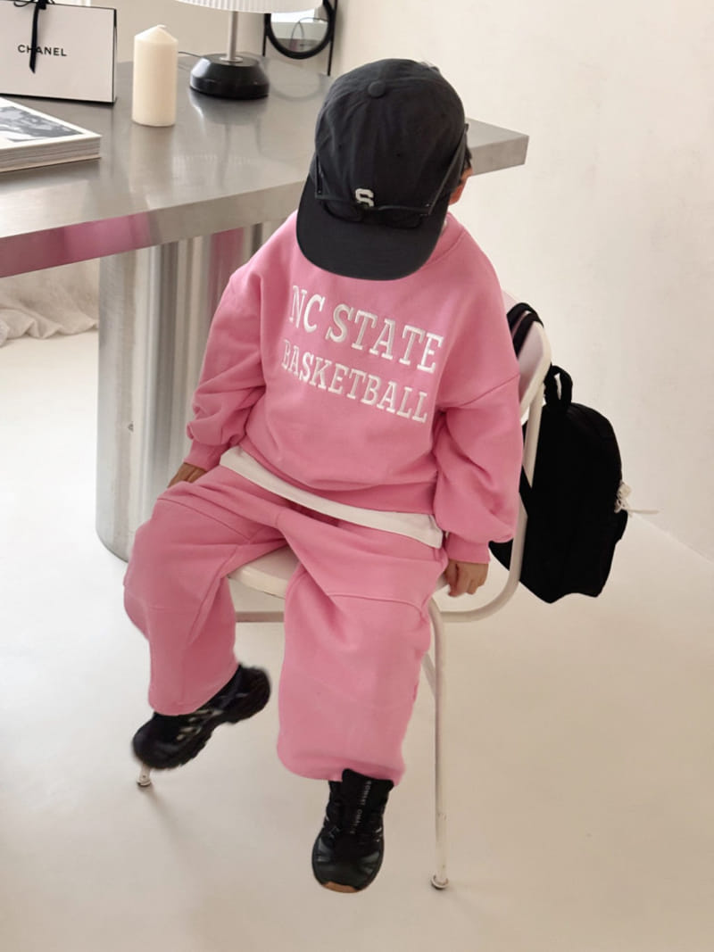 Bailey - Korean Children Fashion - #discoveringself - Basketball Embroidery Sweatshirt - 8