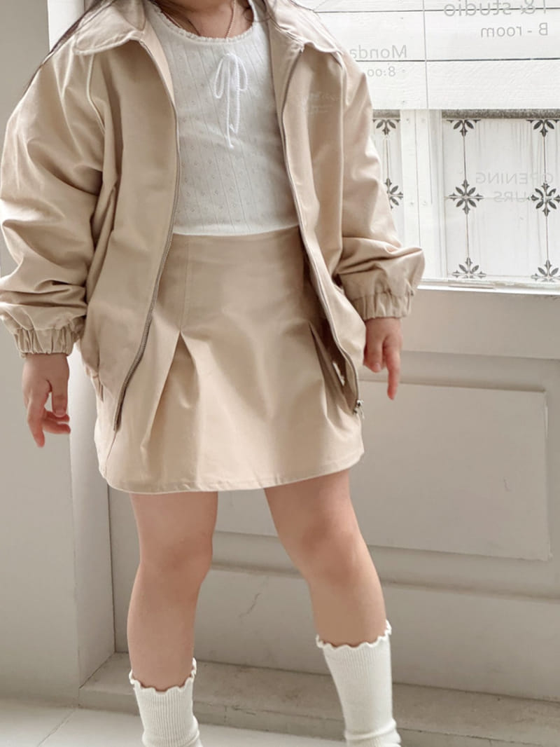 Bailey - Korean Children Fashion - #kidsstore - Pleats Pants Skirt - 2