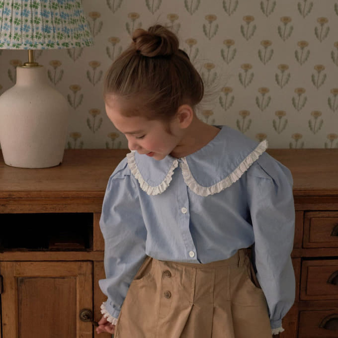 Banana J - Korean Children Fashion - #childrensboutique - Candle Blouse