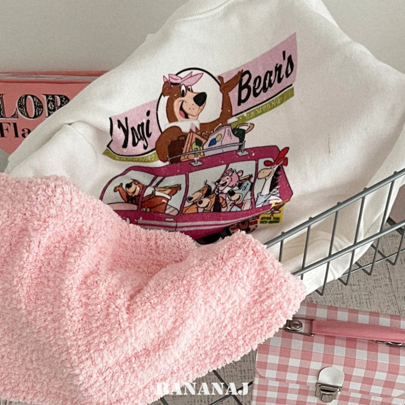 Banana J - Korean Children Fashion - #toddlerclothing - Vintage Sweatshirt - 5