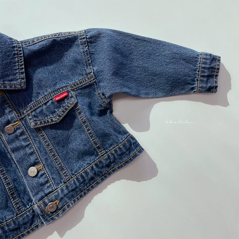 Bbonchu - Korean Children Fashion - #childofig - Roro Denim Jacket - 4