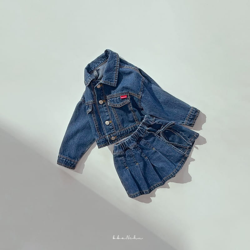 Bbonchu - Korean Children Fashion - #kidzfashiontrend - Denim Pants Skirt - 5