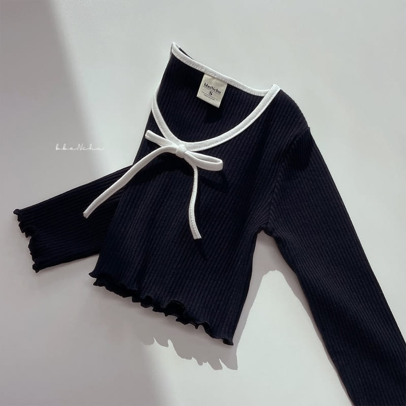 Bbonchu - Korean Children Fashion - #littlefashionista - Ive Rib Tee - 5